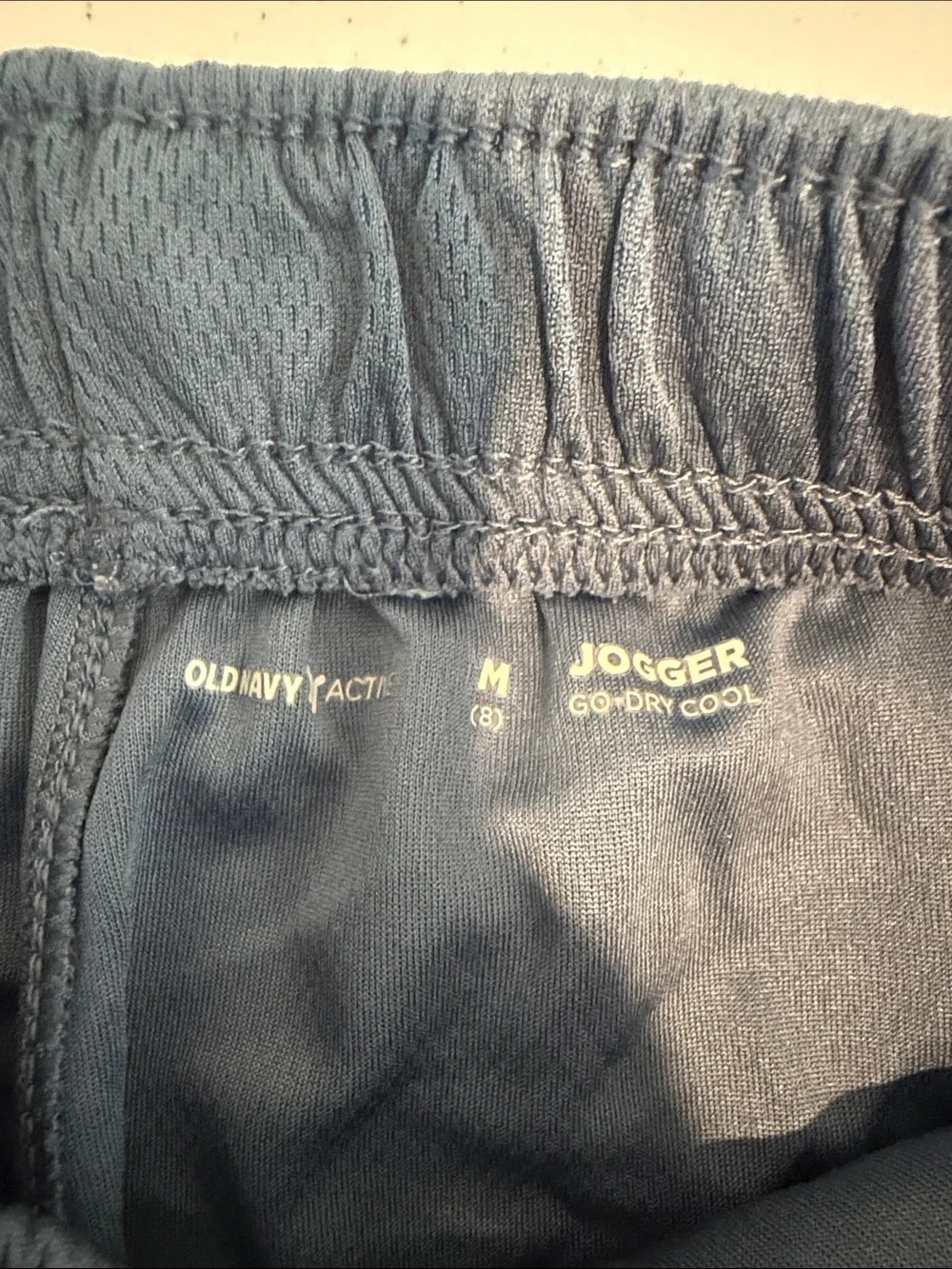OLD NAVY Active Boys Kids Black & Blue Jogger Pants size medium (8) Lot of 2